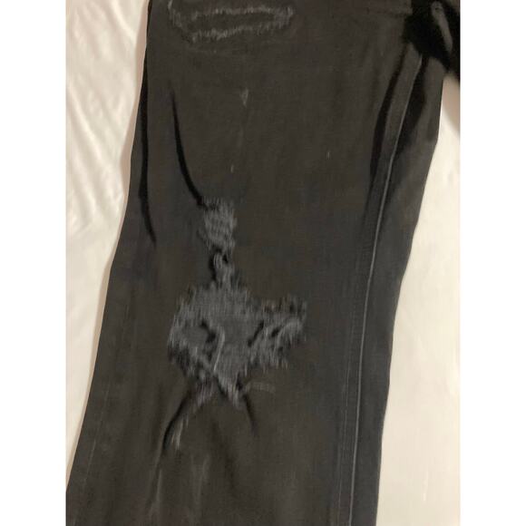 Levi's 531 Slim Straight Distressed Black Jeans, Men's - Picture 6 of 12